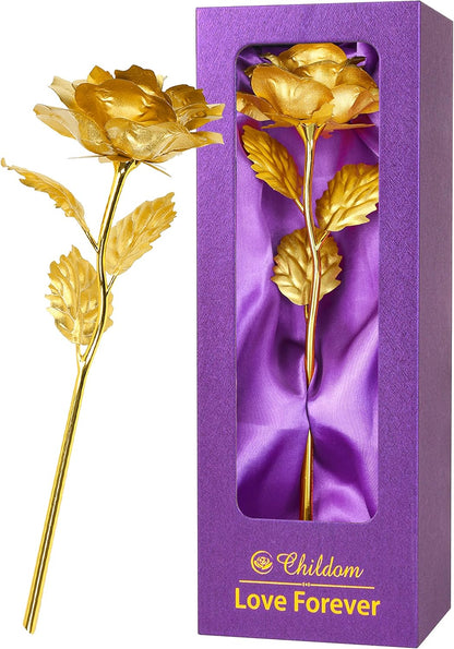Birthday Gifts for Women Mom,Forever Rainbow Rose Flower For Delivery Prime | Christmas Rose Gifts For Women Mom,Purple Artificial Flowers Rose Gift For Women Her,Anniversary,Valentines,Stocking Stuffers