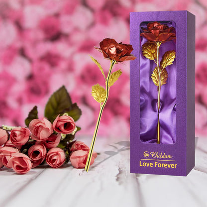 Birthday Gifts for Women Mom,Forever Rainbow Rose Flower For Delivery Prime | Christmas Rose Gifts For Women Mom,Purple Artificial Flowers Rose Gift For Women Her,Anniversary,Valentines,Stocking Stuffers
