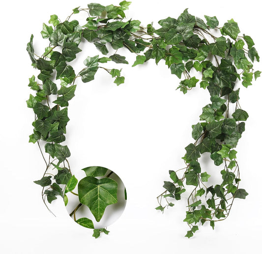 2 Pack Artificial Vines Ivy Garland Fake Vines for Room Decor 6.3Ft