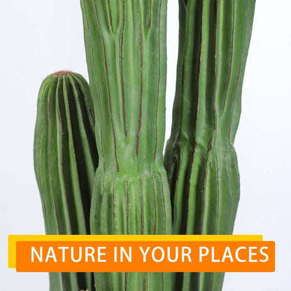 Artificial Cactus Fake Cacti 11" Faux Potted Cactus Plants for Home Store Office Decoration