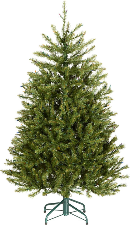 4.5ft Pre-Lit Dunhill Fir Artificial Christmas Tree