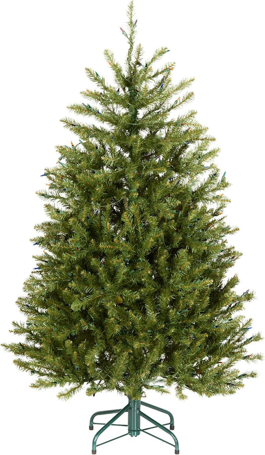 4.5ft Pre-Lit Dunhill Fir Artificial Christmas Tree