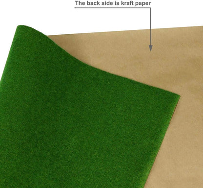 CP138 Artificial Model Grass Mat Trains Grass Green 40 x 100cm or 15.7"x 39"for Decoration Craft Scenery Model DIY