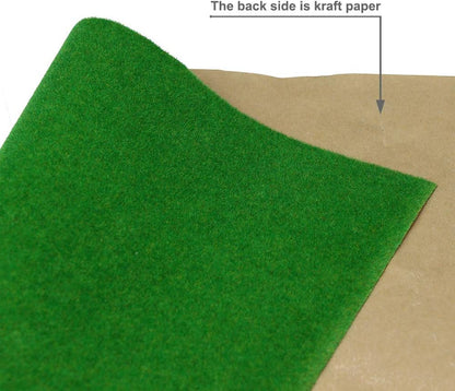CP138 Artificial Model Grass Mat Trains Grass Green 40 x 100cm or 15.7"x 39"for Decoration Craft Scenery Model DIY