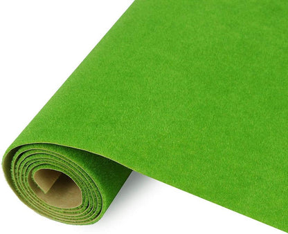 CP138 Artificial Model Grass Mat Trains Grass Green 40 x 100cm or 15.7"x 39"for Decoration Craft Scenery Model DIY