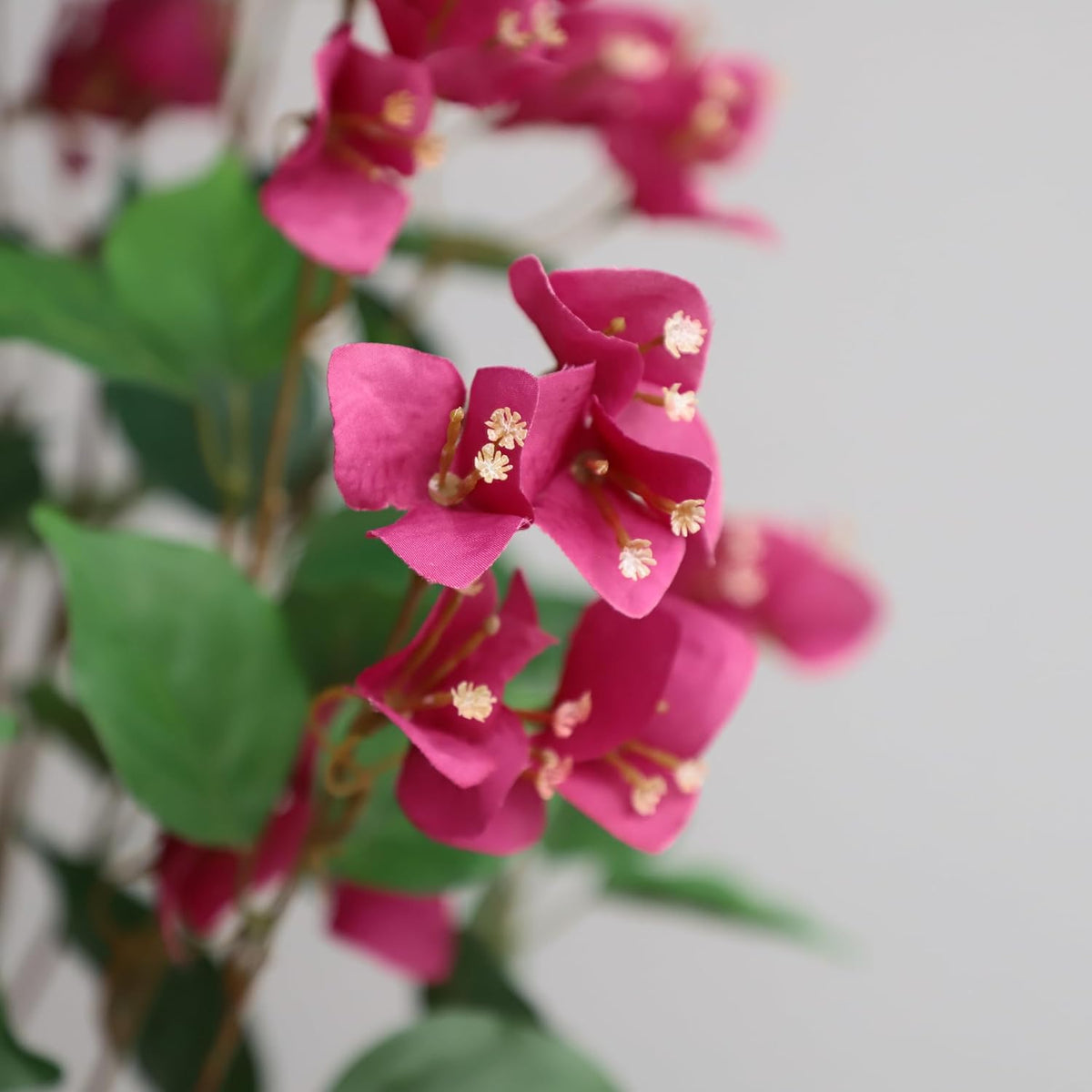 Artificial Bougainvillea Tree, 7FT Fake Bougainvillea Topiary Trees with Pot, 83 Inch Faux Plant for Indoor Decor