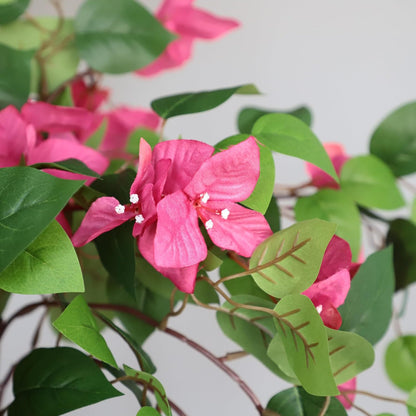 Artificial Bougainvillea Tree, 7FT Fake Bougainvillea Topiary Trees with Pot, 83 Inch Faux Plant for Indoor Decor