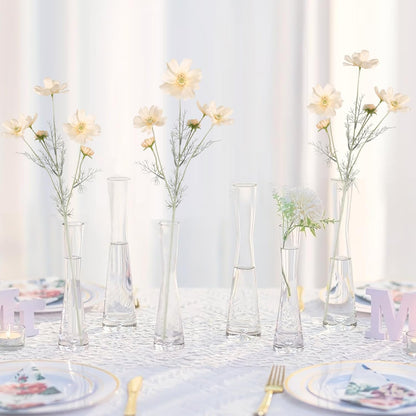 Cosmos Silk Flowers,6PCS Daisy Flowers Artificial 24'' Artificial Wildflower Fake Flowers with Stems for Wedding Party Kitchens Home Decoration(Peach Coral)
