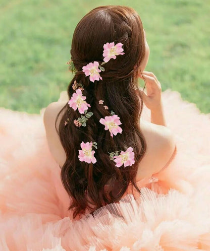 Cosmos Silk Flowers,6PCS Daisy Flowers Artificial 24'' Artificial Wildflower Fake Flowers with Stems for Wedding Party Kitchens Home Decoration(Peach Coral)
