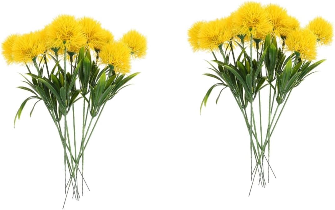 20 Pcs Faux Dandelion Flowers Artificial Dandelion Stems for Wedding Home Party Table Centerpieces Decoration 9.84X2.75X1.37 Inch