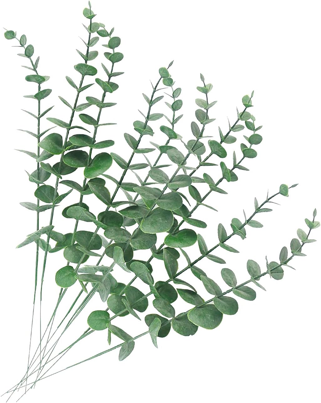 5 Pcs Artificial Eucalyptus Leaves Faux Eucalyptus Stems