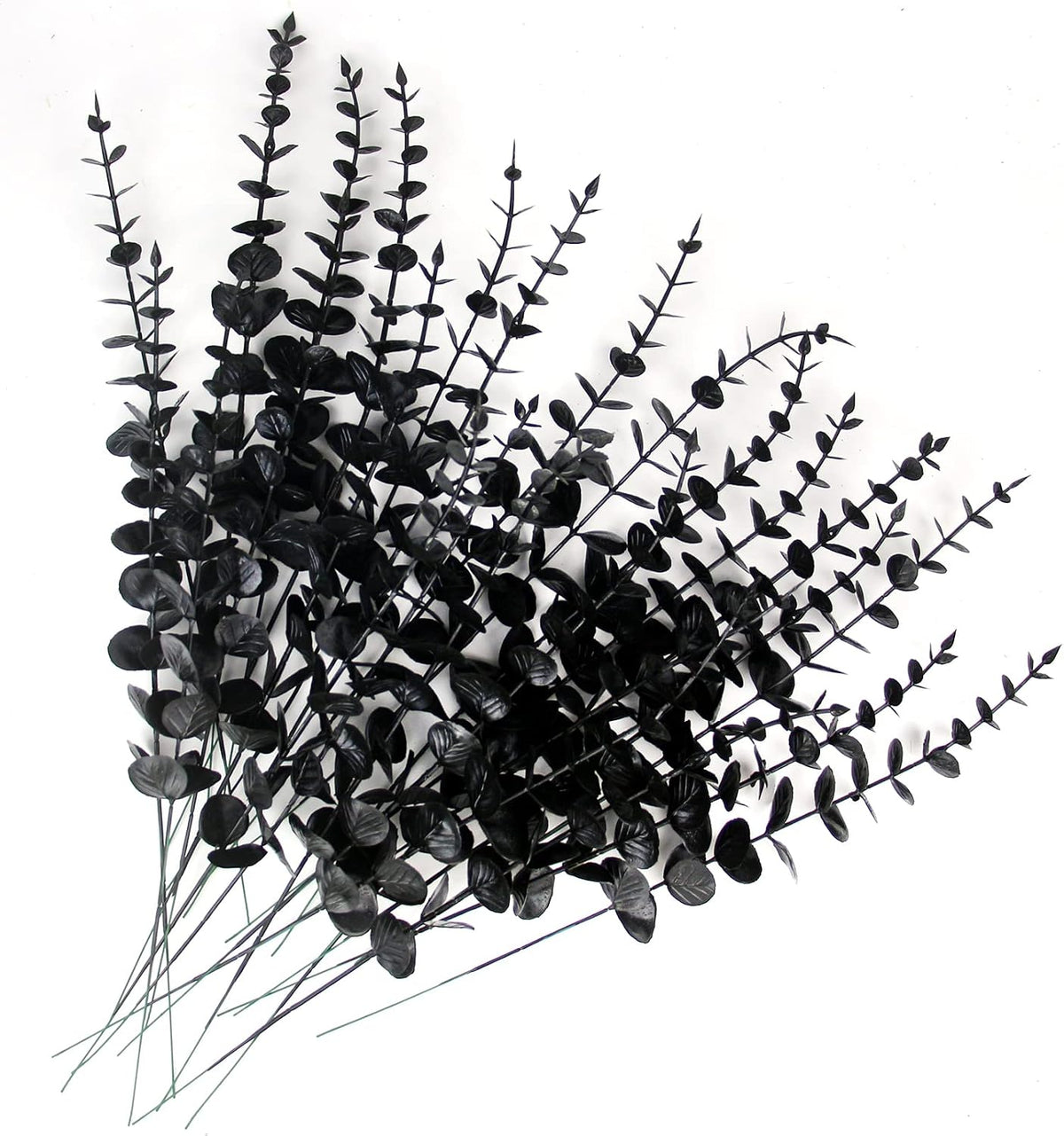 5 Pcs Artificial Eucalyptus Leaves Faux Eucalyptus Stems