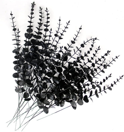 5 Pcs Artificial Eucalyptus Leaves Faux Eucalyptus Stems