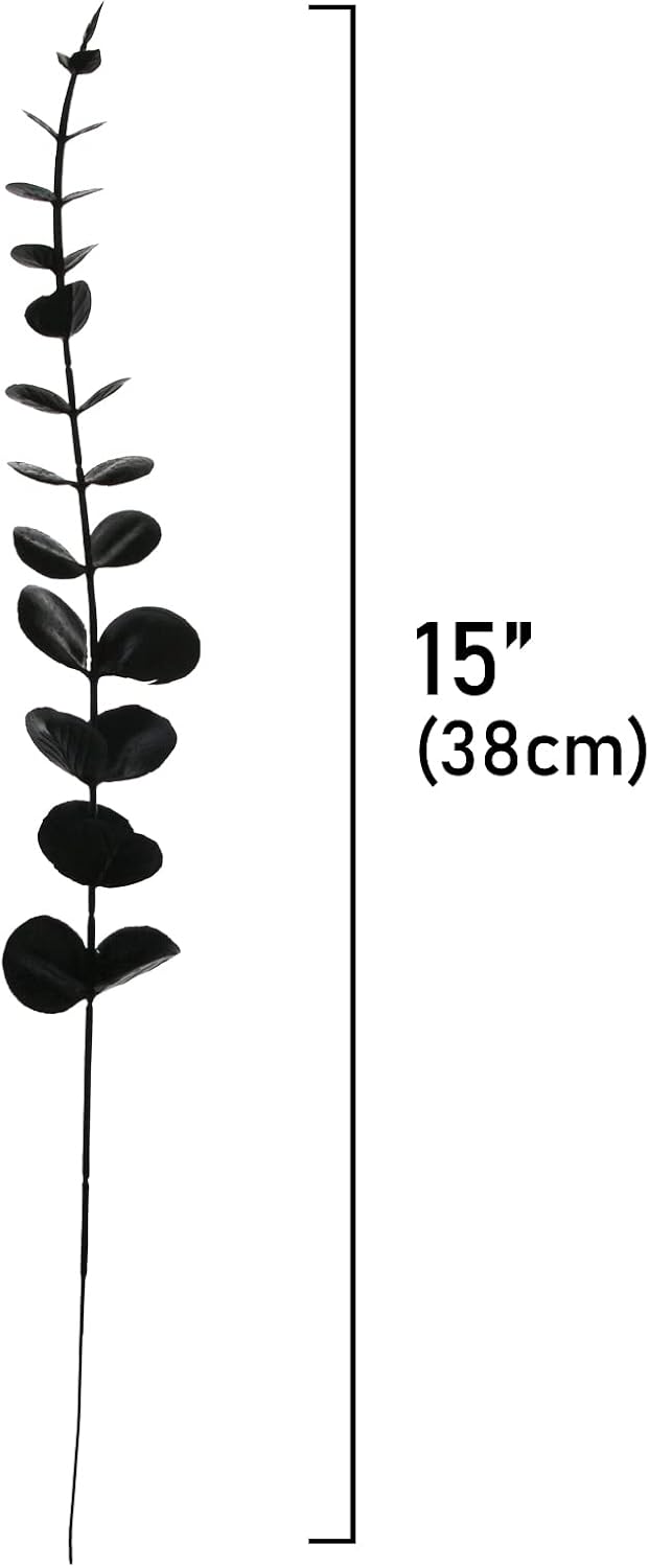 5 Pcs Artificial Eucalyptus Leaves Faux Eucalyptus Stems