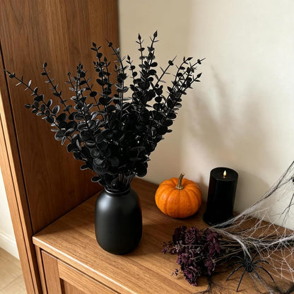5 Pcs Artificial Eucalyptus Leaves Faux Eucalyptus Stems