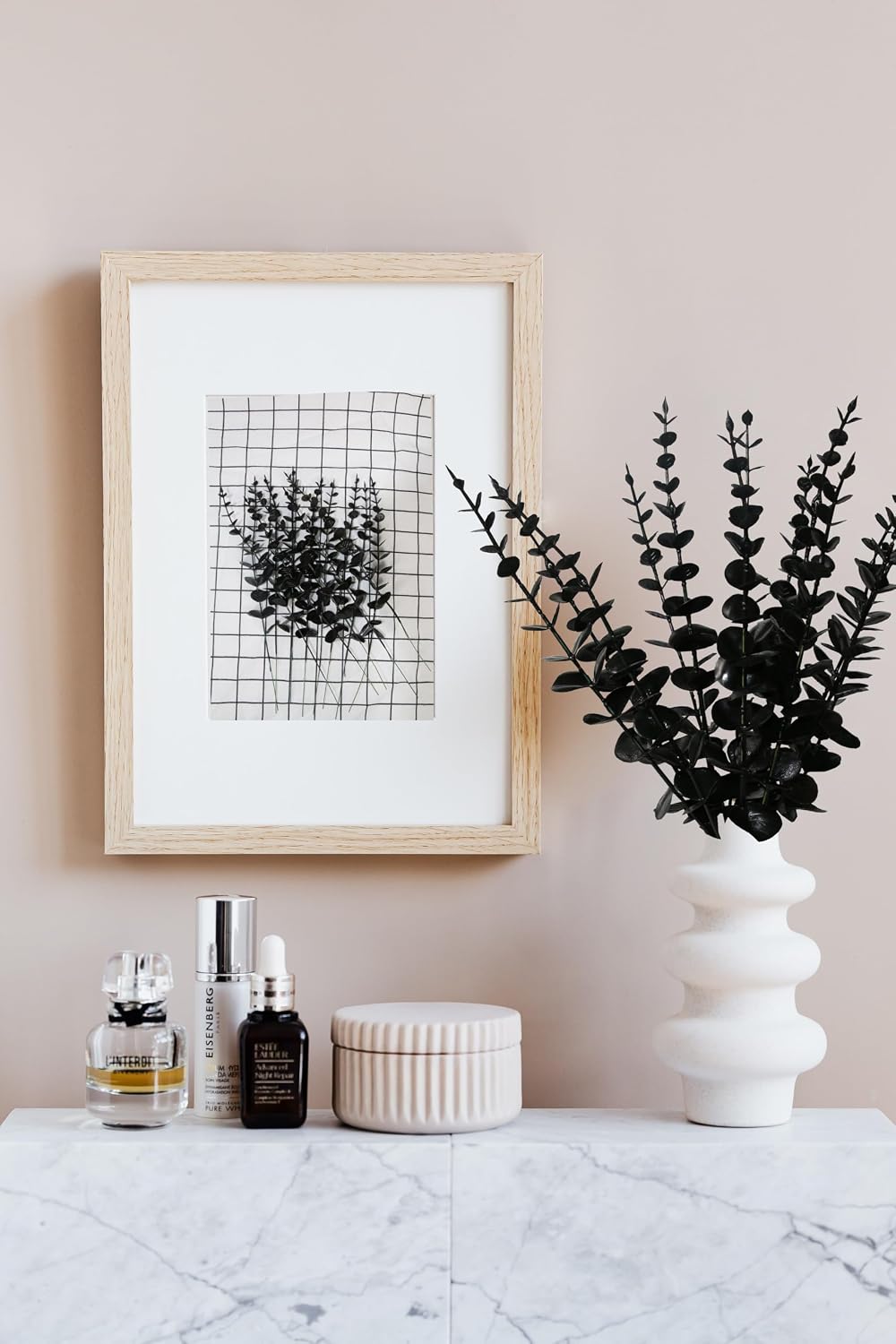 5 Pcs Artificial Eucalyptus Leaves Faux Eucalyptus Stems