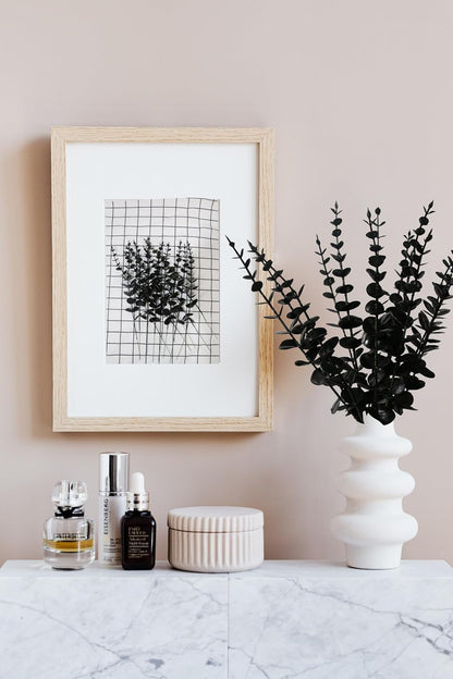 5 Pcs Artificial Eucalyptus Leaves Faux Eucalyptus Stems