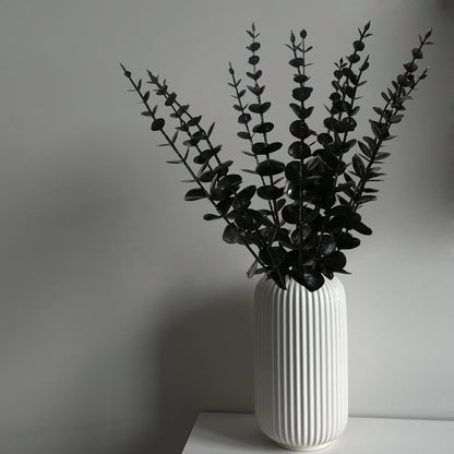 5 Pcs Artificial Eucalyptus Leaves Faux Eucalyptus Stems