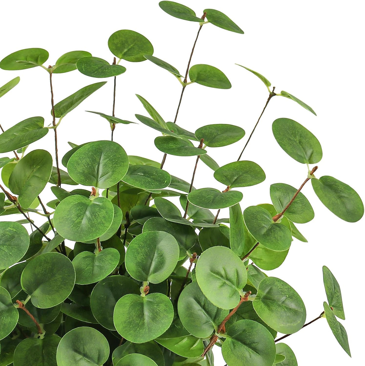 6Pcs Artificial Eucalyptus Stems Greenery Stems 24" Tall Fake Plants Decor Faux Floral Stems for Vase Home Party Wedding Decorations