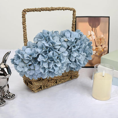Red Hydrangea Artificial Flowers Silk Hydrangeas Bulk 104 PCS | Faux Hydrangea Flowers with Stems for Wedding Centerpieces FLoral Arrangement DIY Bouquets Home Baby Shower Party Decor
