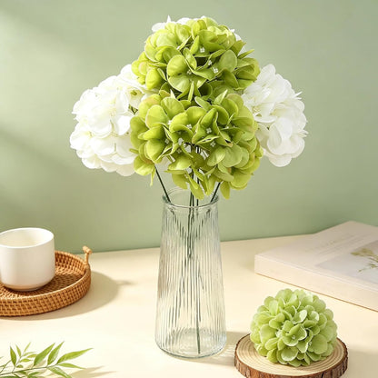 Red Hydrangea Artificial Flowers Silk Hydrangeas Bulk 104 PCS | Faux Hydrangea Flowers with Stems for Wedding Centerpieces FLoral Arrangement DIY Bouquets Home Baby Shower Party Decor
