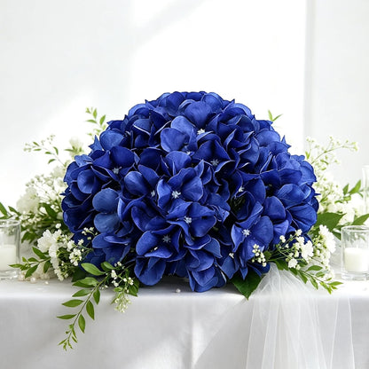 Red Hydrangea Artificial Flowers Silk Hydrangeas Bulk 104 PCS | Faux Hydrangea Flowers with Stems for Wedding Centerpieces FLoral Arrangement DIY Bouquets Home Baby Shower Party Decor