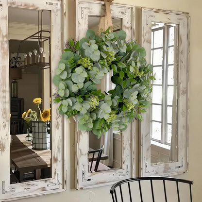26-28" Large Outdoor Fall Wreath for Front Door with Yellow Forsythia/Berry