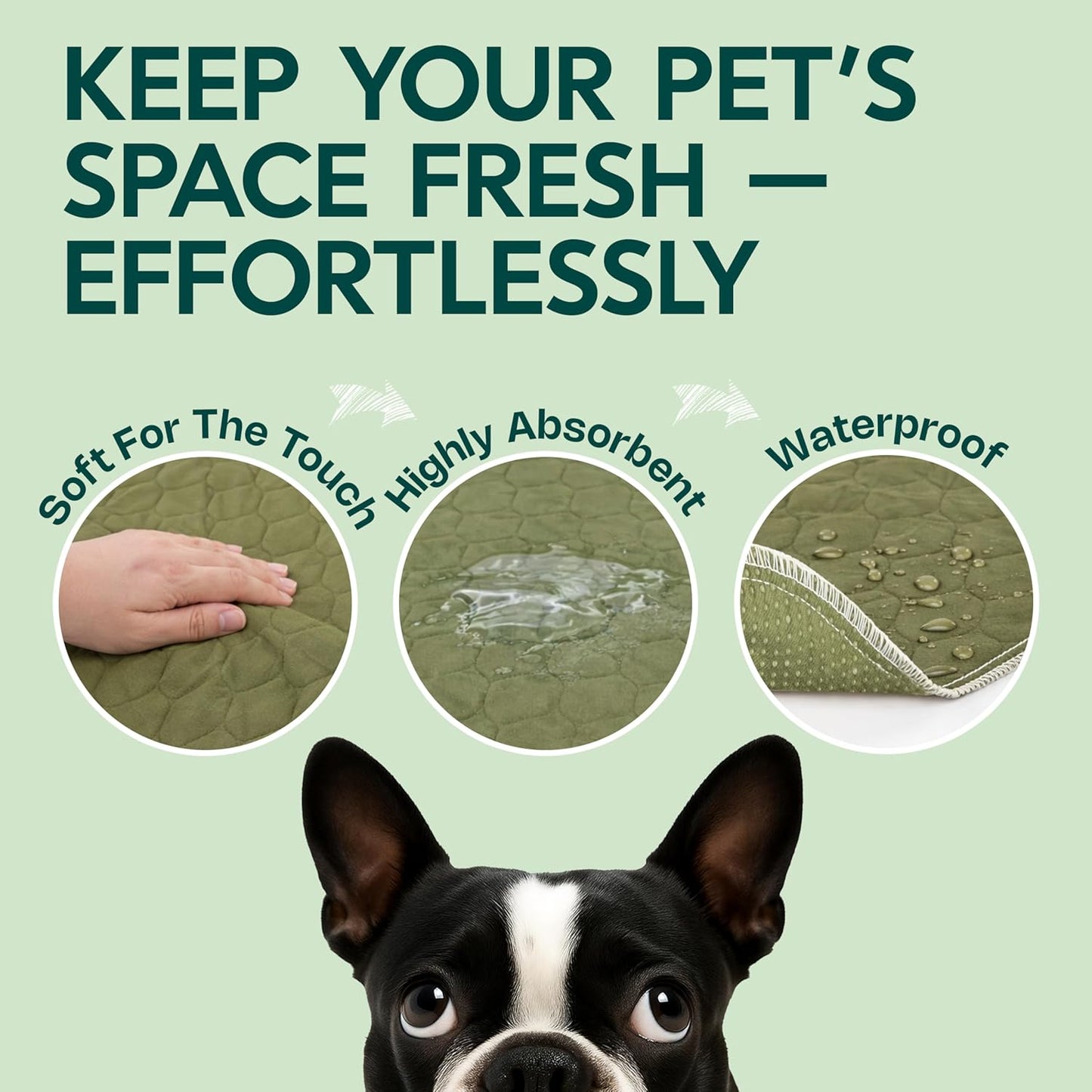 Dog Grass Pad with Tray 23”x35” – Soft-Touch Artificial Grass Pad for Dogs Potty with Pee Pads Washable & Puppy Porch Potty Tray – Dog Litter Box Indoor & Outdoor, Pet Turf for Puppy Toilet Training