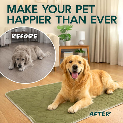 Dog Grass Pad with Tray 23”x35” – Soft-Touch Artificial Grass Pad for Dogs Potty with Pee Pads Washable & Puppy Porch Potty Tray – Dog Litter Box Indoor & Outdoor, Pet Turf for Puppy Toilet Training