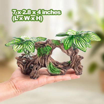 CousDUoBe 12 Pcs Betta Fish Tank Decor，Silk Aquarium Plants Green Fish Tanks Decoration Plants, Aquarium Decorations Green Plants