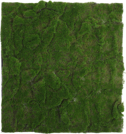 Artificial Moss Grass Turf Tile 30Cm X 30Cm Faux Green Grass Patch for Bonsai, Reptile Moss Terrarium Decoration, Indoor Outdoor Table Mat Home Garden Décor