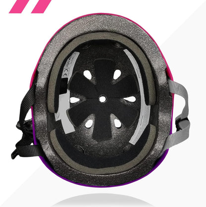 Triple Certified Multisport Helmet - Ideal for Bike, Scooter, Skateboard, Roller Skate and Inline Skate