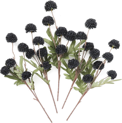 5pcs Coral Pink Faux Silk Mums Artificial Flowers, Bulk Fake Small Mini Chrysanthemums with Stems for DIY Wedding Centerpieces Floral Arrangements Vase Fillers Home Decorations