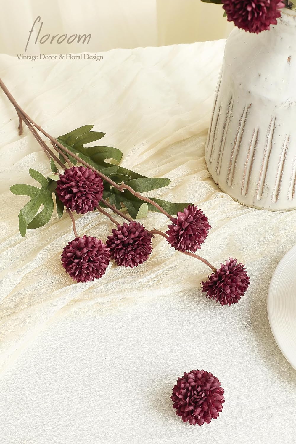 5pcs Coral Pink Faux Silk Mums Artificial Flowers, Bulk Fake Small Mini Chrysanthemums with Stems for DIY Wedding Centerpieces Floral Arrangements Vase Fillers Home Decorations