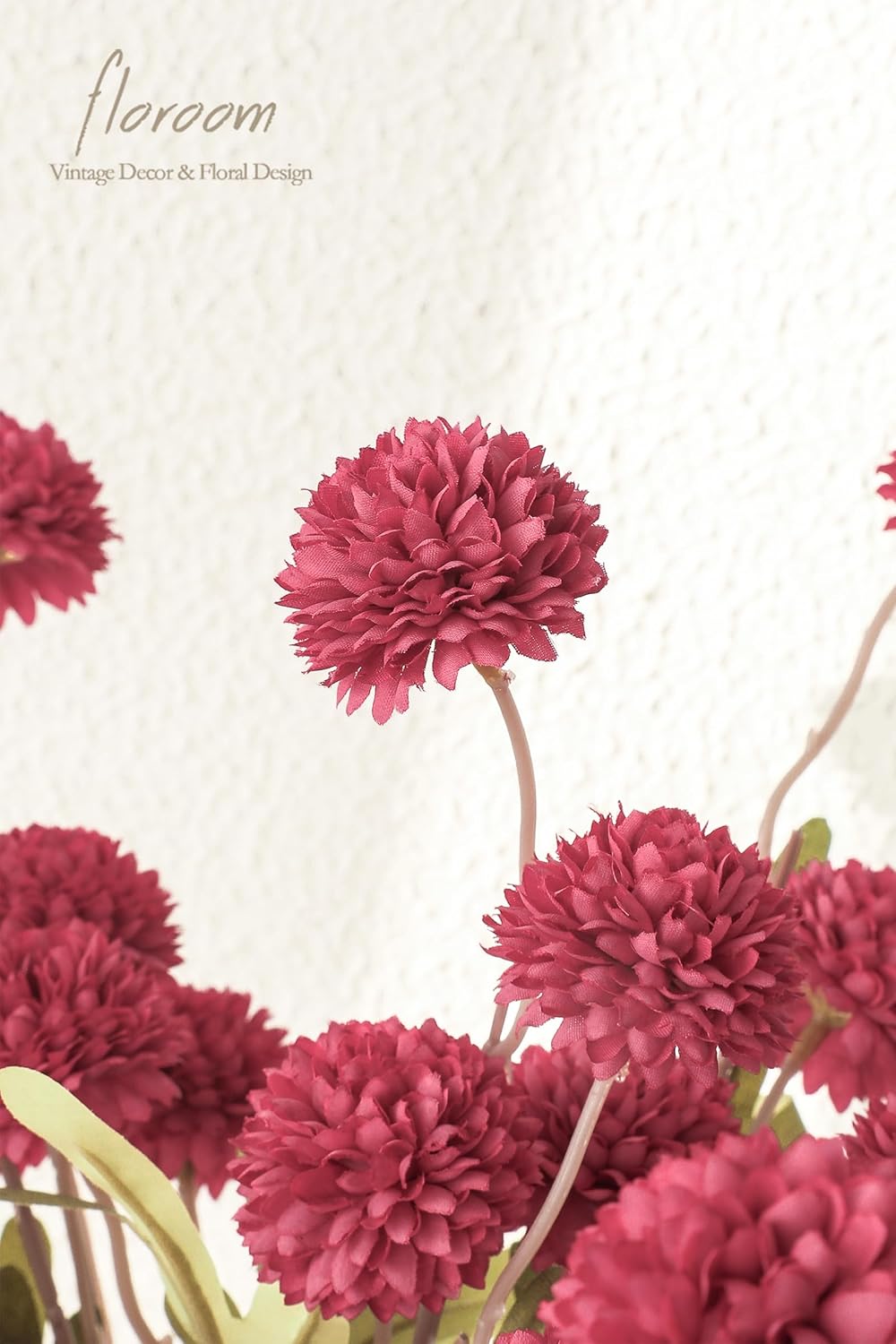 5pcs Coral Pink Faux Silk Mums Artificial Flowers, Bulk Fake Small Mini Chrysanthemums with Stems for DIY Wedding Centerpieces Floral Arrangements Vase Fillers Home Decorations