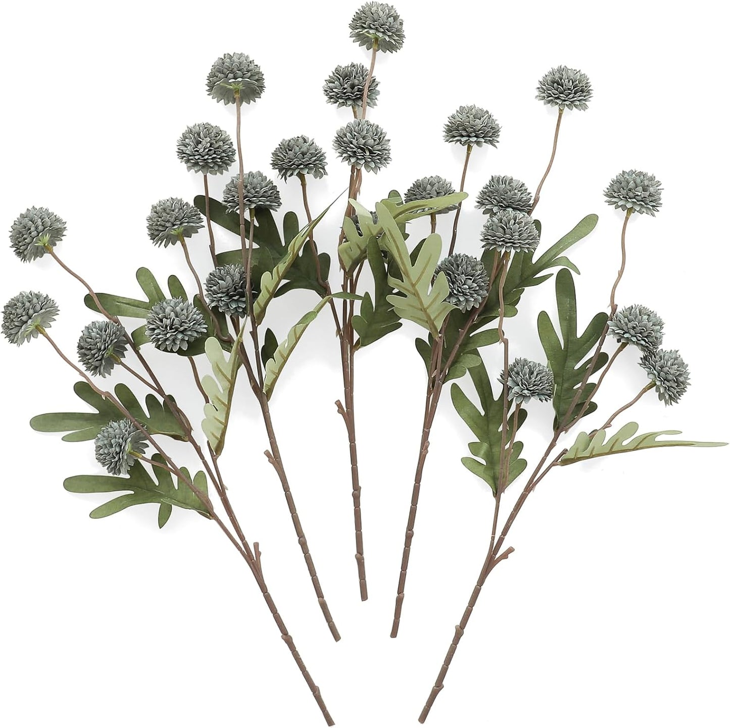 5pcs Coral Pink Faux Silk Mums Artificial Flowers, Bulk Fake Small Mini Chrysanthemums with Stems for DIY Wedding Centerpieces Floral Arrangements Vase Fillers Home Decorations