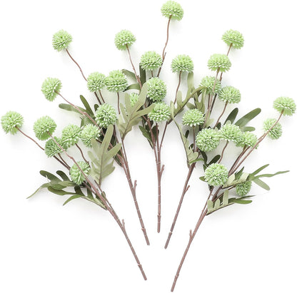 5pcs Coral Pink Faux Silk Mums Artificial Flowers, Bulk Fake Small Mini Chrysanthemums with Stems for DIY Wedding Centerpieces Floral Arrangements Vase Fillers Home Decorations