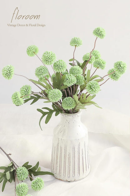 5pcs Coral Pink Faux Silk Mums Artificial Flowers, Bulk Fake Small Mini Chrysanthemums with Stems for DIY Wedding Centerpieces Floral Arrangements Vase Fillers Home Decorations