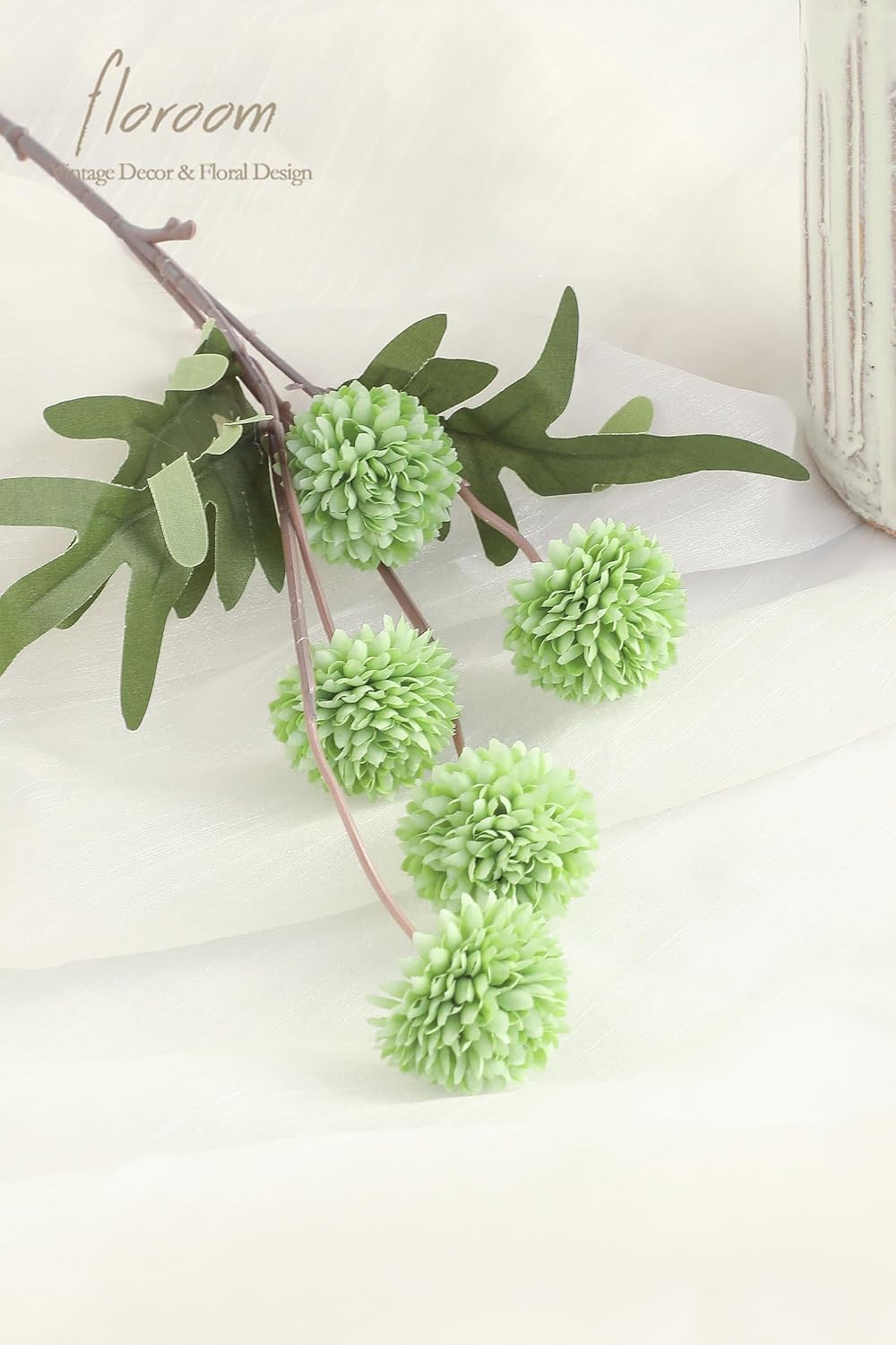 5pcs Coral Pink Faux Silk Mums Artificial Flowers, Bulk Fake Small Mini Chrysanthemums with Stems for DIY Wedding Centerpieces Floral Arrangements Vase Fillers Home Decorations