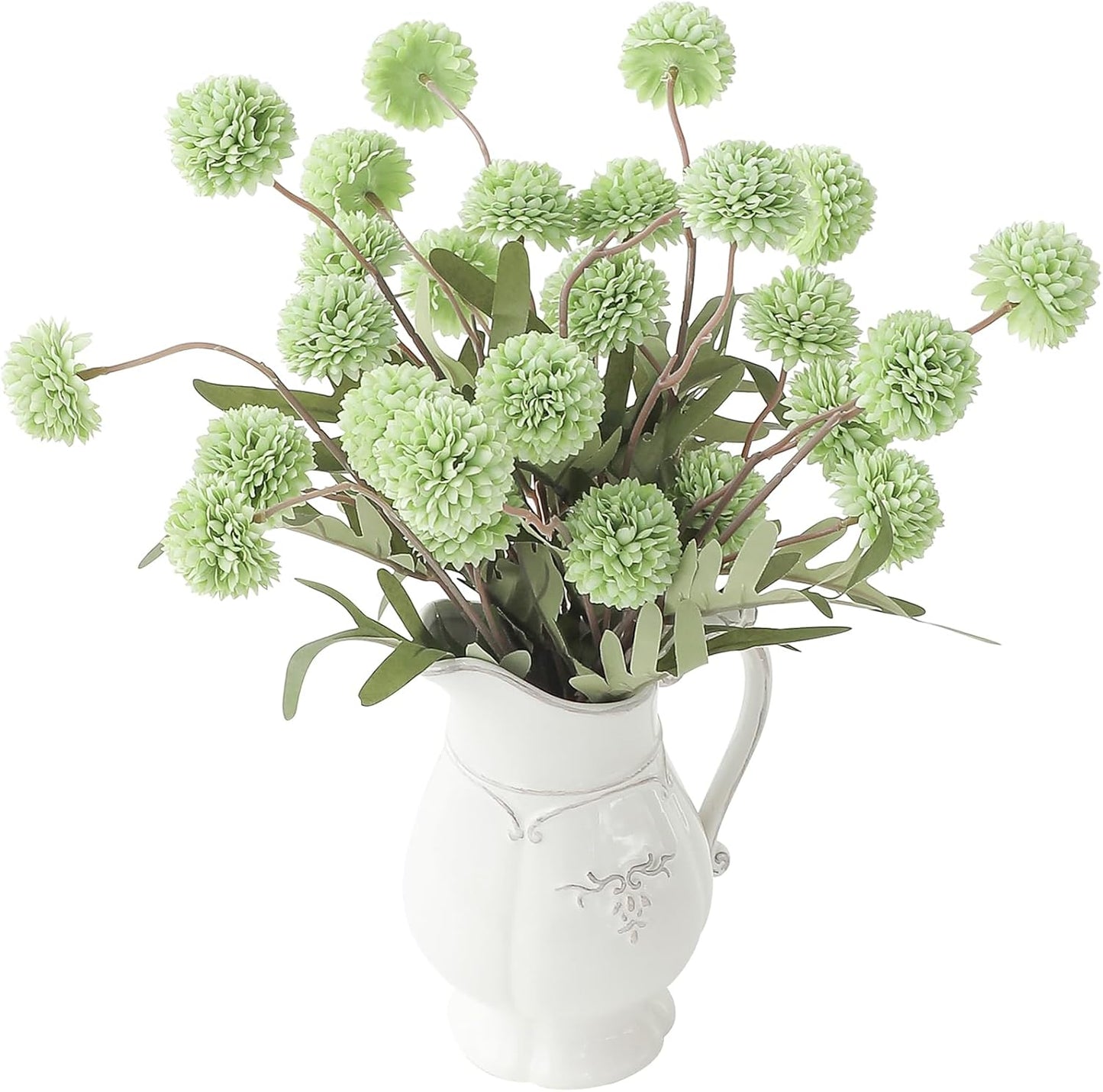 5pcs Coral Pink Faux Silk Mums Artificial Flowers, Bulk Fake Small Mini Chrysanthemums with Stems for DIY Wedding Centerpieces Floral Arrangements Vase Fillers Home Decorations