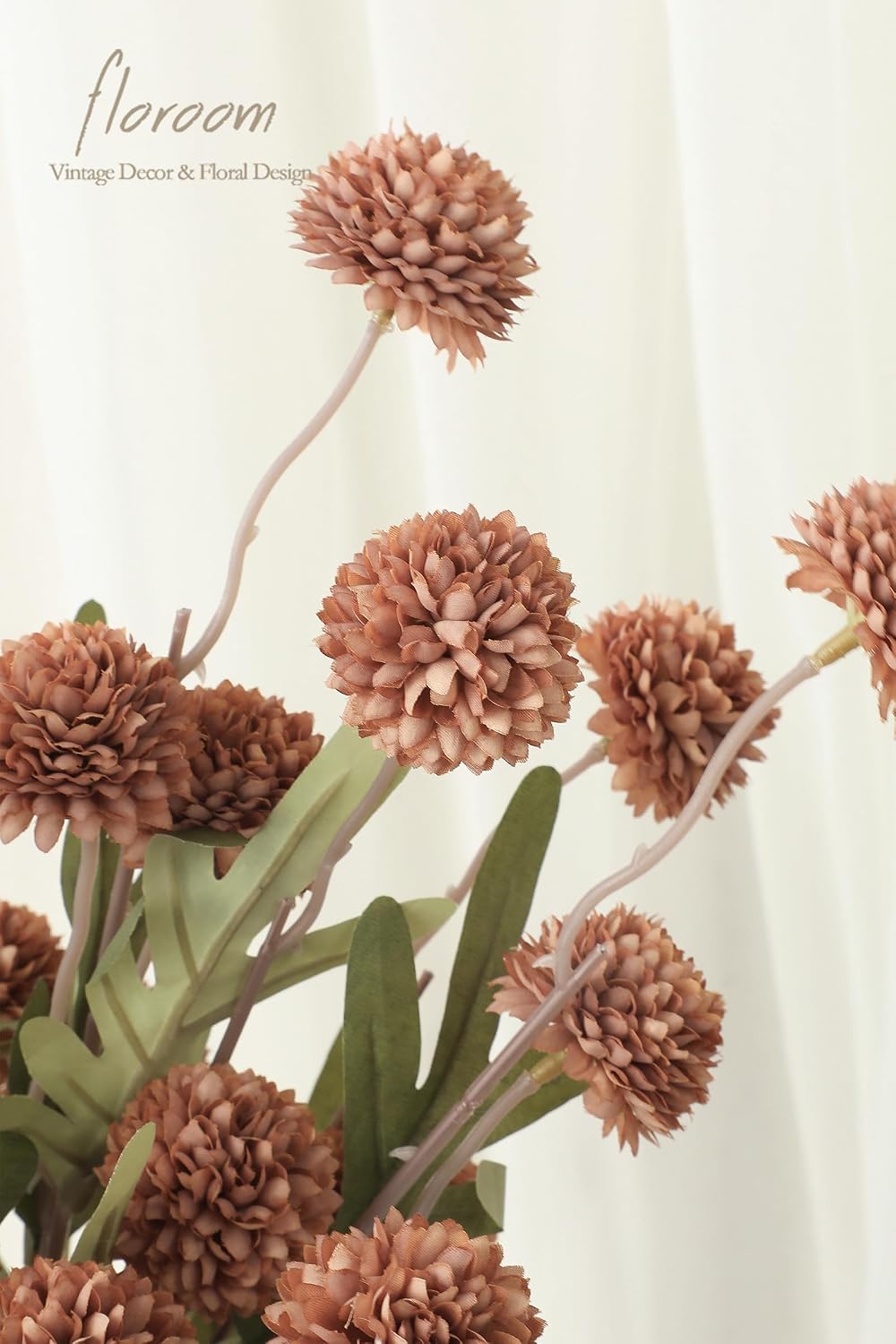 5pcs Coral Pink Faux Silk Mums Artificial Flowers, Bulk Fake Small Mini Chrysanthemums with Stems for DIY Wedding Centerpieces Floral Arrangements Vase Fillers Home Decorations