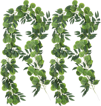 Artificial Large Palm Leaves Tree Plants 29in UV Resistant Greenery | Faux Tropical Monstera Turtle Leaf for Indoor Outdoor Home Garden Hawaiian Luau Jungle Beach Party Spring Summer Decoration