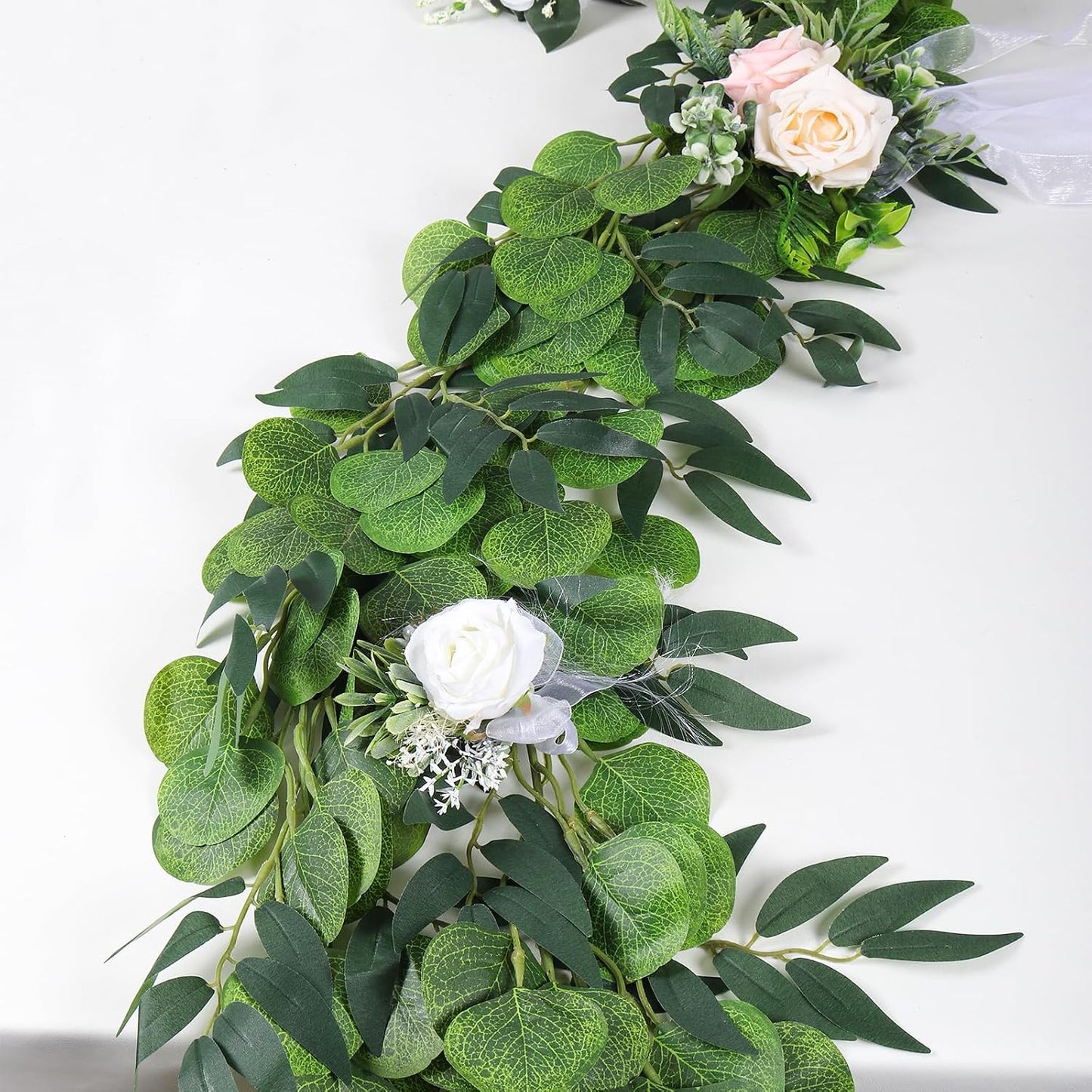 Artificial Large Palm Leaves Tree Plants 29in UV Resistant Greenery | Faux Tropical Monstera Turtle Leaf for Indoor Outdoor Home Garden Hawaiian Luau Jungle Beach Party Spring Summer Decoration