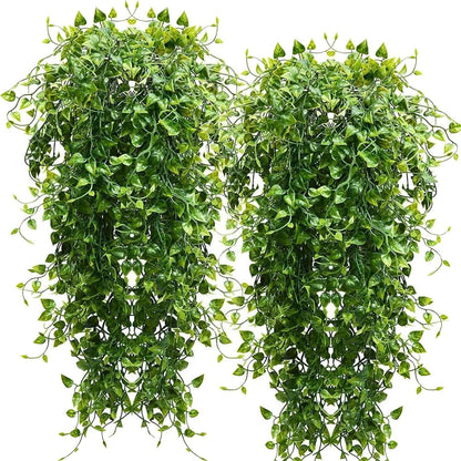 Artificial Large Palm Leaves Tree Plants 29in UV Resistant Greenery | Faux Tropical Monstera Turtle Leaf for Indoor Outdoor Home Garden Hawaiian Luau Jungle Beach Party Spring Summer Decoration