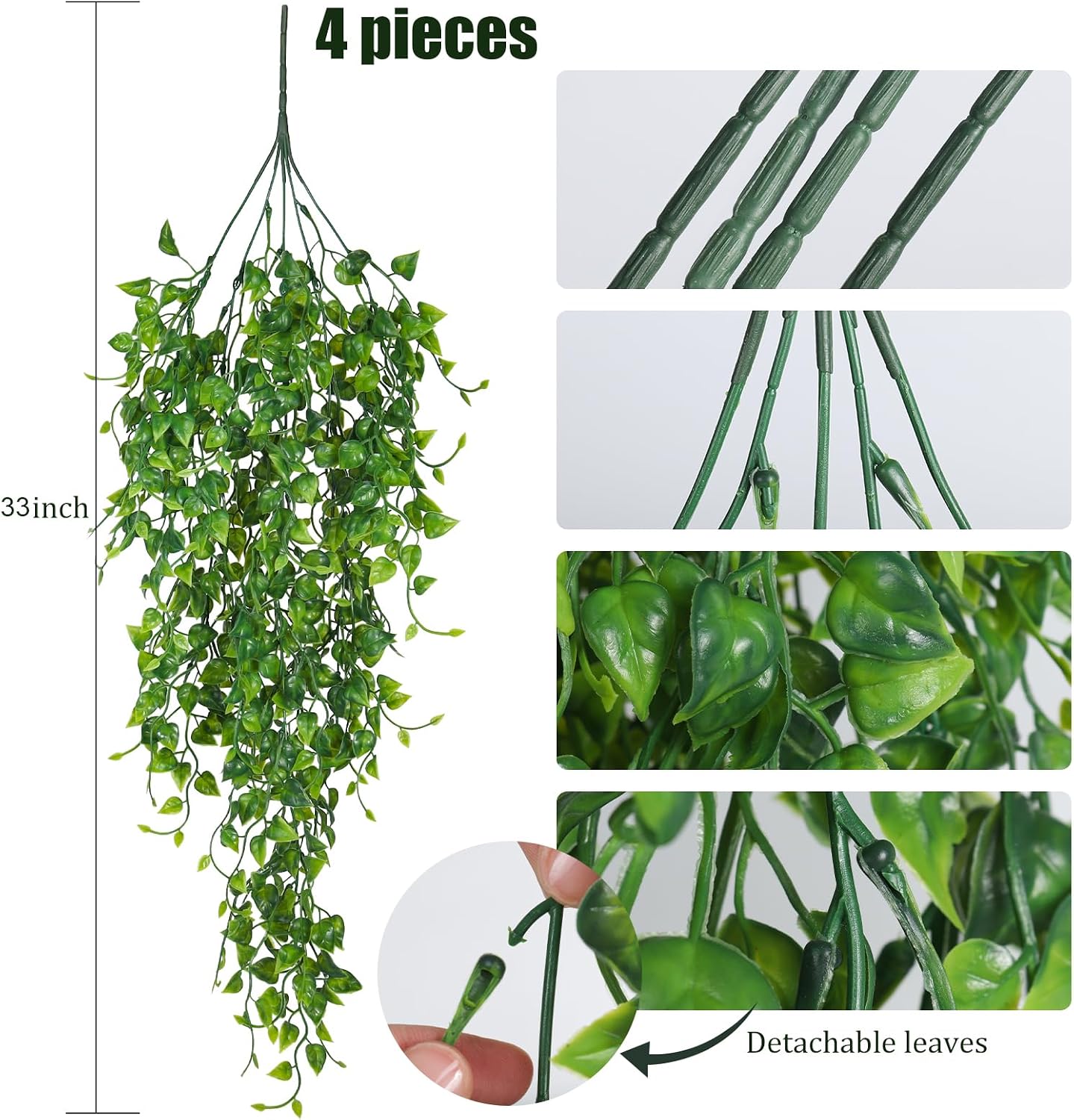Artificial Large Palm Leaves Tree Plants 29in UV Resistant Greenery | Faux Tropical Monstera Turtle Leaf for Indoor Outdoor Home Garden Hawaiian Luau Jungle Beach Party Spring Summer Decoration