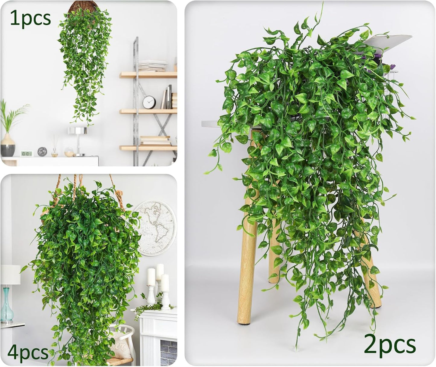 Artificial Large Palm Leaves Tree Plants 29in UV Resistant Greenery | Faux Tropical Monstera Turtle Leaf for Indoor Outdoor Home Garden Hawaiian Luau Jungle Beach Party Spring Summer Decoration