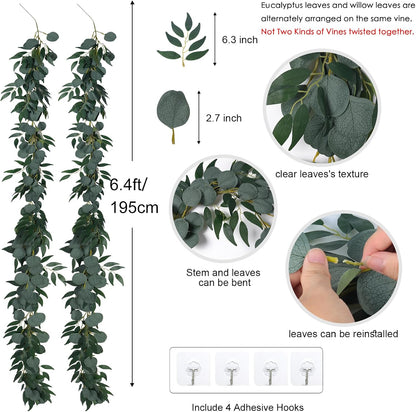 Artificial Large Palm Leaves Tree Plants 29in UV Resistant Greenery | Faux Tropical Monstera Turtle Leaf for Indoor Outdoor Home Garden Hawaiian Luau Jungle Beach Party Spring Summer Decoration