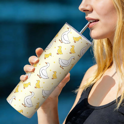 Lemon Gifts for Women, Lemon Tumbler 20oz Stainless Steel Insulated Cup Travel Mug Tumbler, Christmas Birthday Gifts for Women