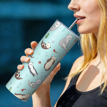 Lemon Gifts for Women, Lemon Tumbler 20oz Stainless Steel Insulated Cup Travel Mug Tumbler, Christmas Birthday Gifts for Women