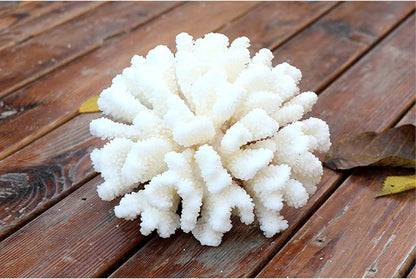 Pack of 2 Artificial Coral Ornament, Aquarium Resin Coral Decor Underwater Sea Plants Fish Tank Decoration Aquarium Plants